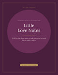 Little Love Notes: 24 Fill-in-the-Blank Notes (Printable)
