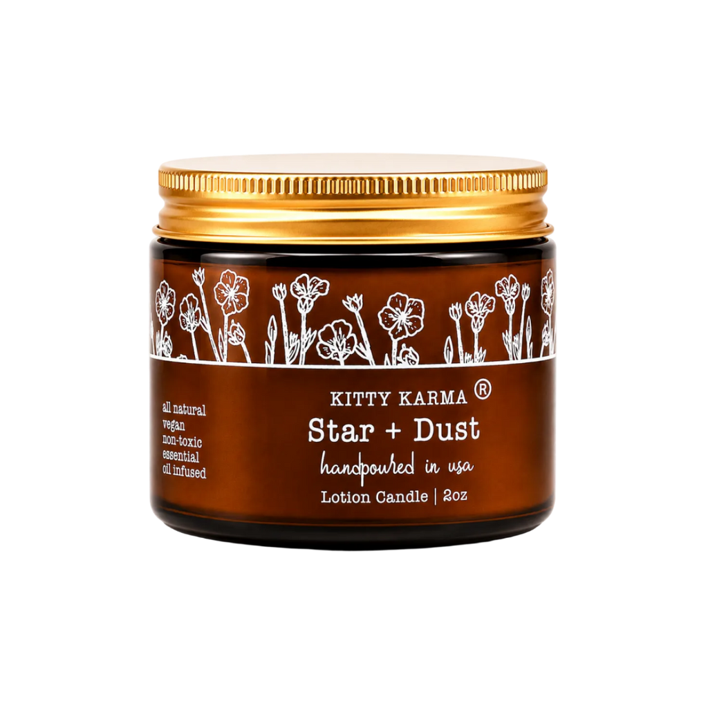 Star Dust Massage Lotion Candles for Anxiety | Sleep