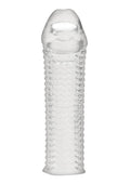 Blue Line Clear Textured Penis Enhancing Sleeve