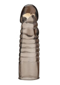 Blue Line Ribbed Realistic Penis Enhancing Sleeve
