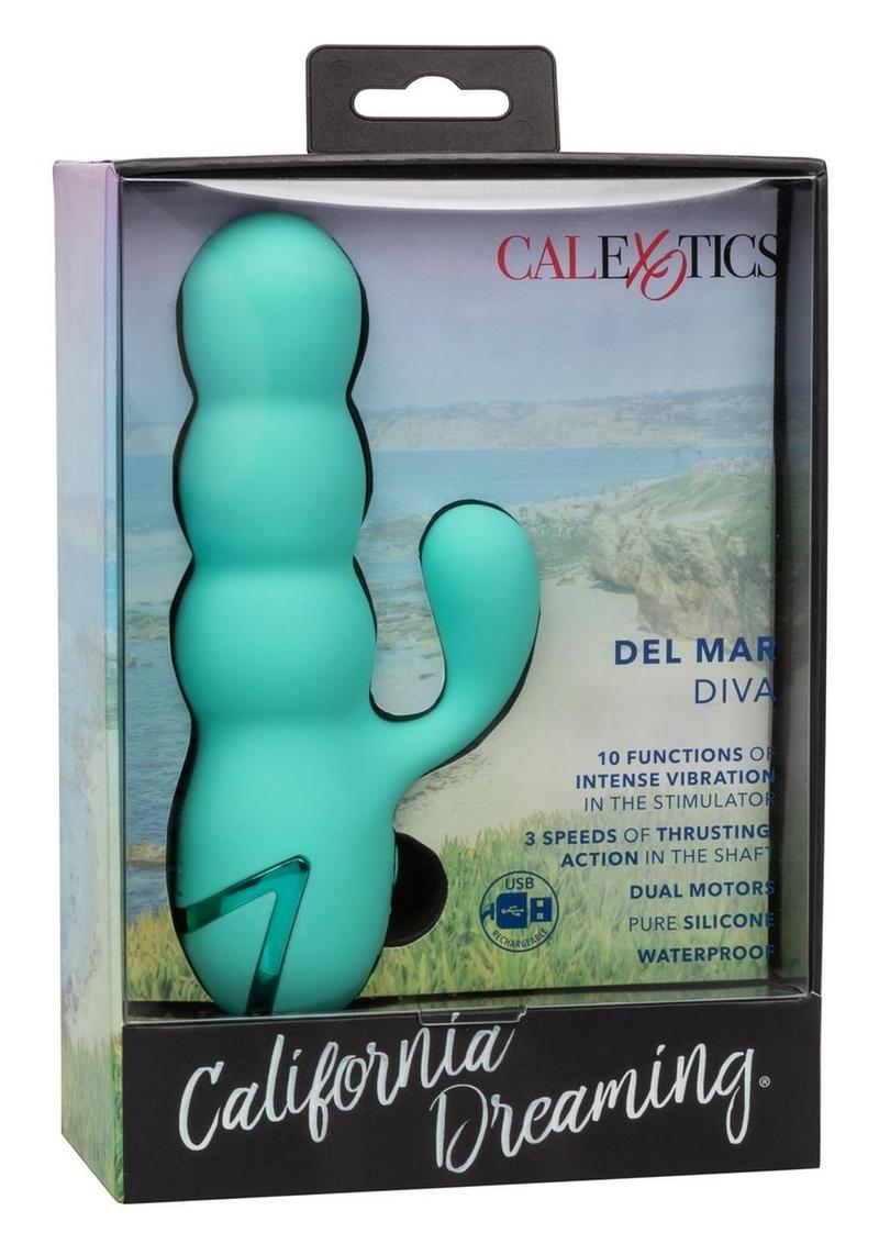 Del Mar Diva Rechargeable Thrusting Rabbit Vibrator