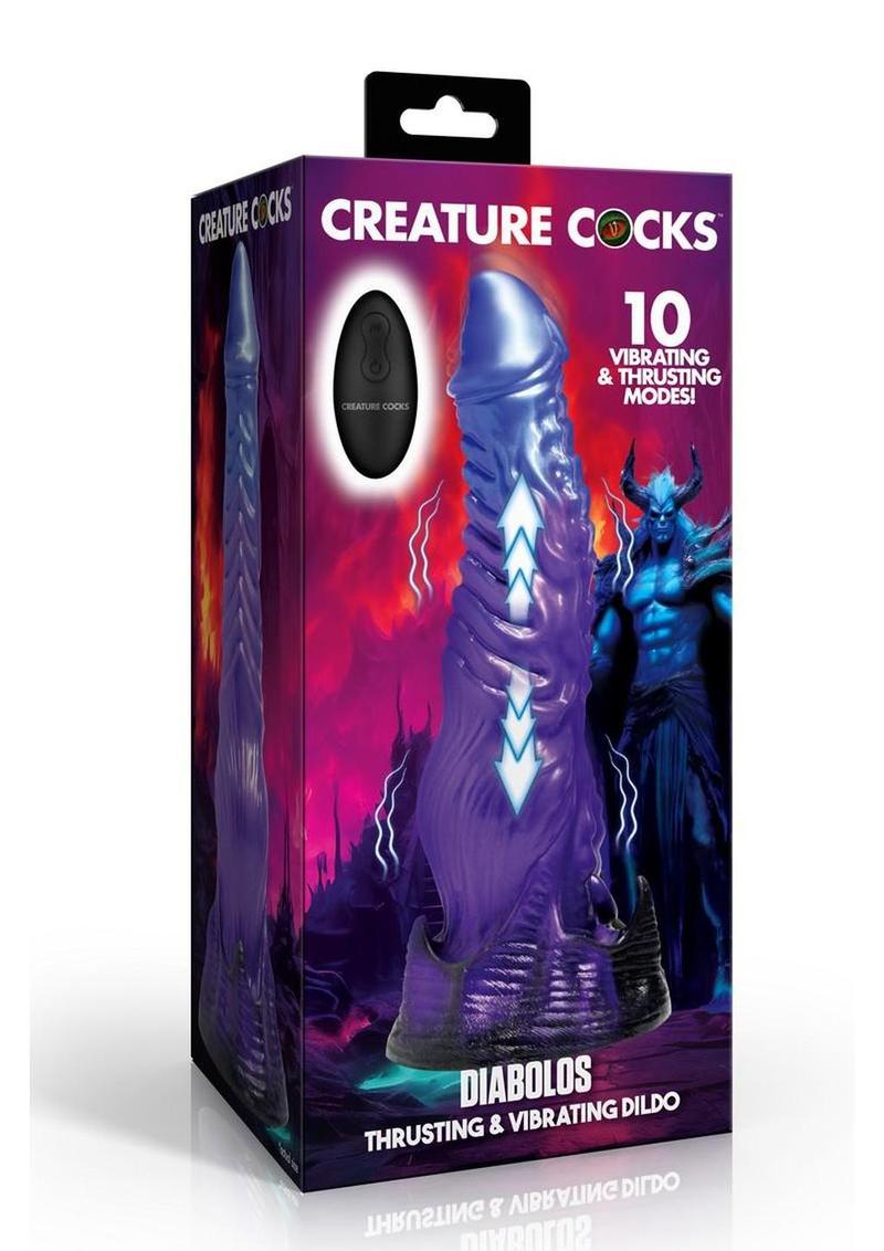 Creature Cocks Diabolos Thrusting And Vibrating Dildo