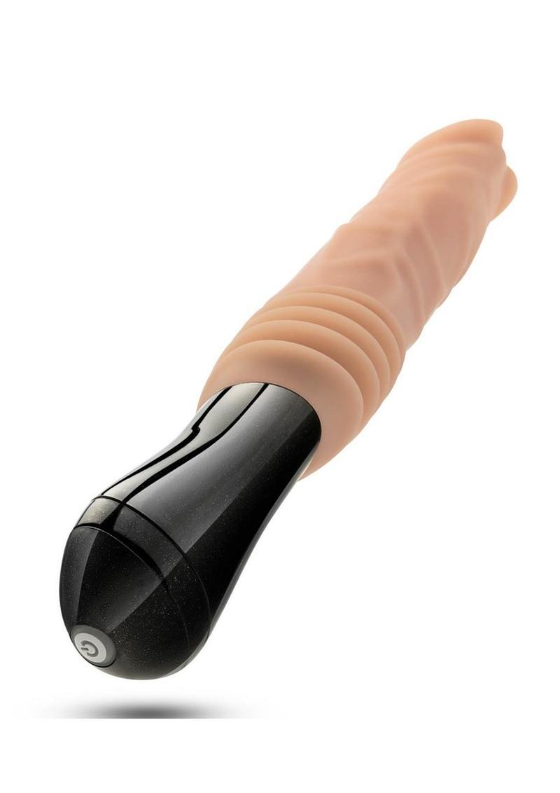 Dr. Skin Platinum Dr. Knight Thrusting Gyrating Vibrating Dildo