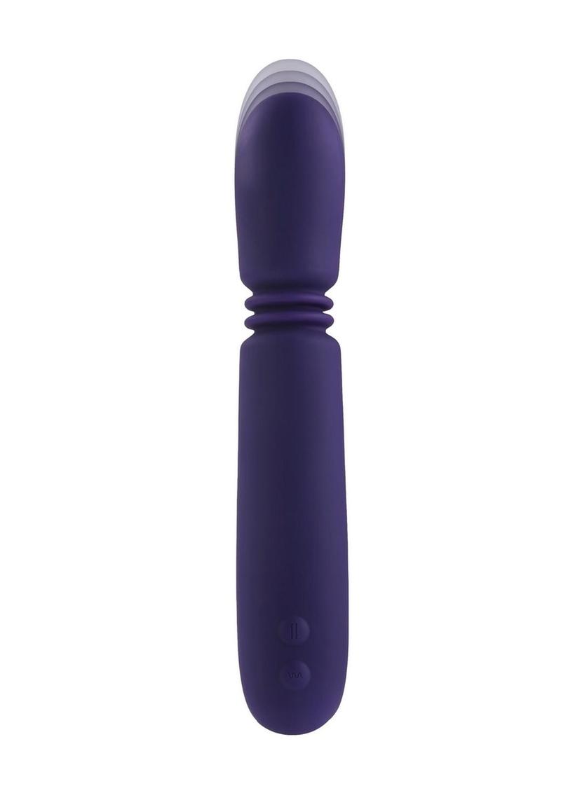 Handy Thruster Rechargeable Silicone Vibrator Purple