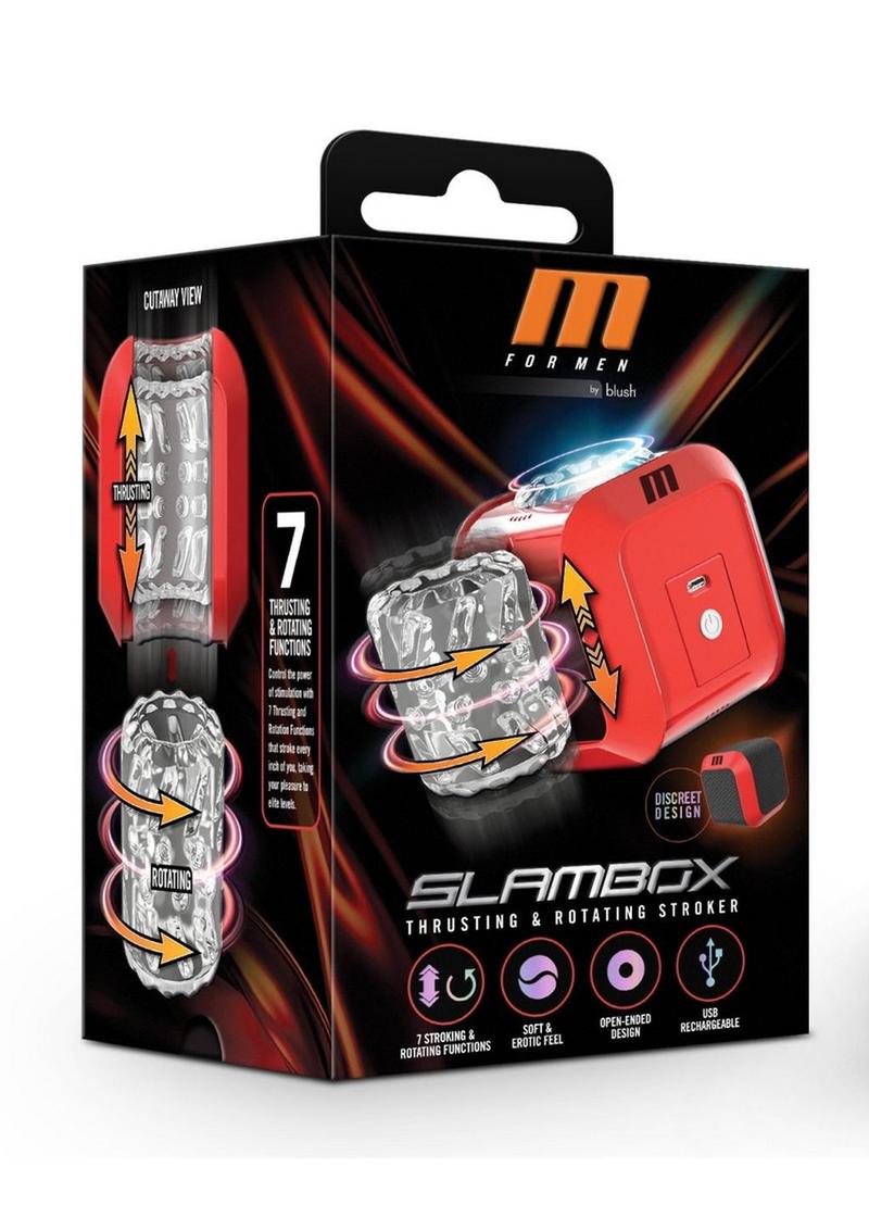 M For Men Slambox Thrusting And Rotating Masturbator 7 Functions