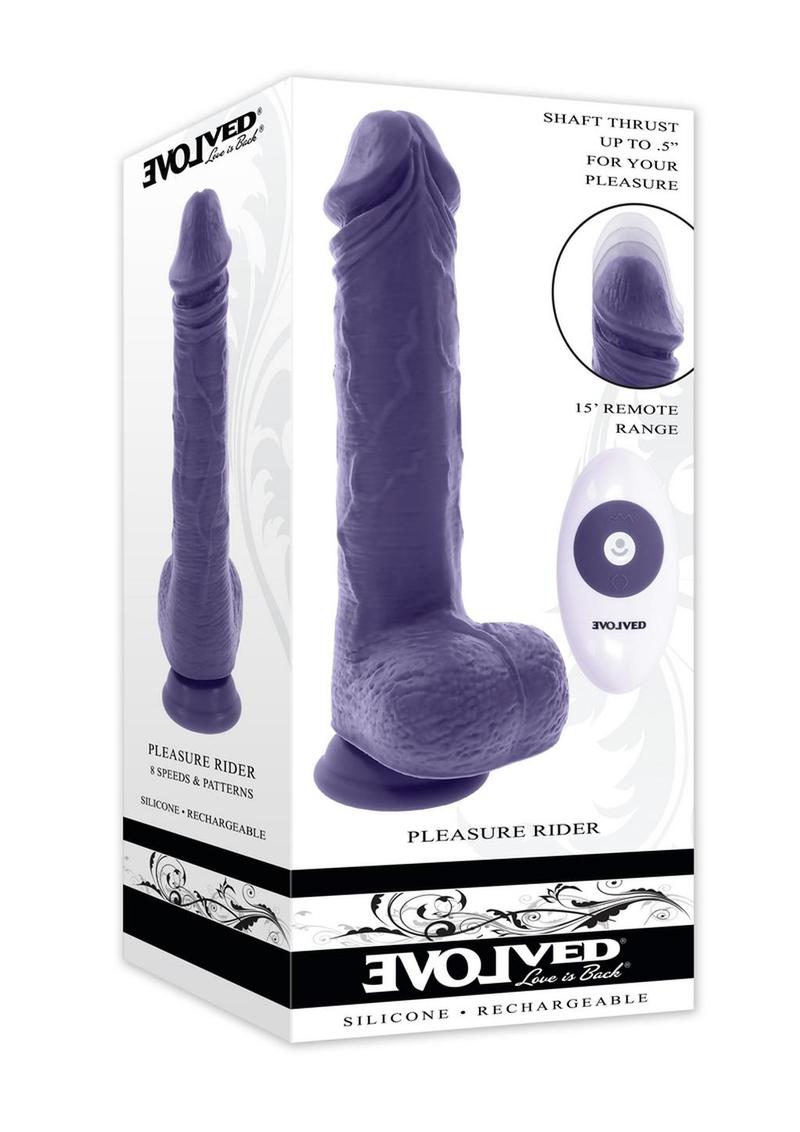 Evolved Pleasure Rider Remote-Controlled Thrusting Rechargeable Vibrator