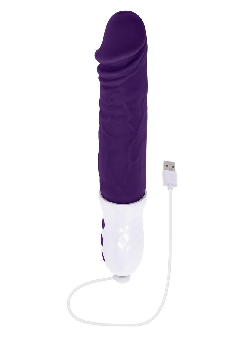 Evolved Plum Thrust Rechargeable Dildo
