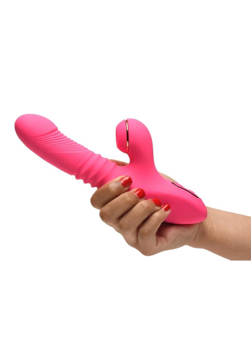 Shegasm Pro-Thrust Thrusting Suction Rabbit Vibrator