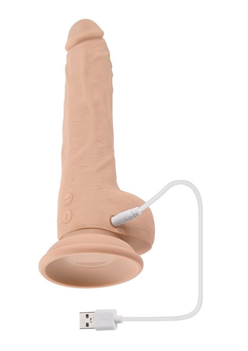 Thrust In Me Realistic Rechargeable Thrusting Remote Control Vibrator